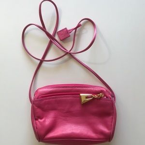 Hot pink shoulder purse